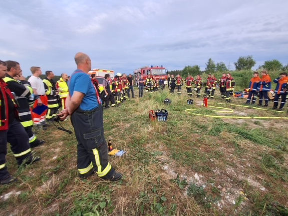 Großeinsatz Oberdorf Übung1