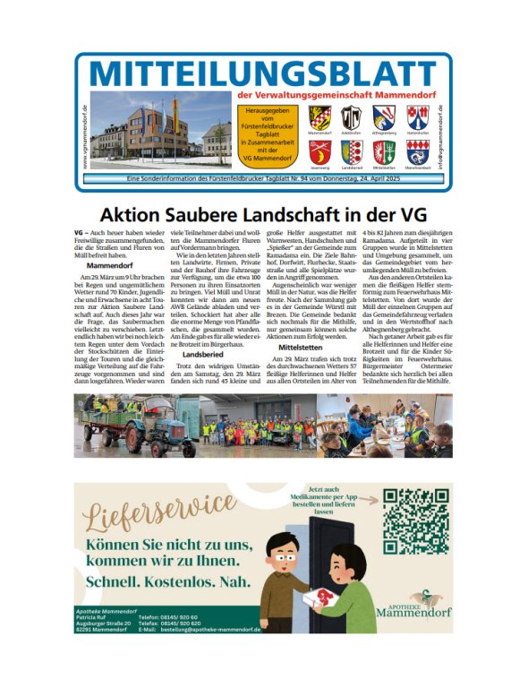 Mitteilungsblatt April 2025