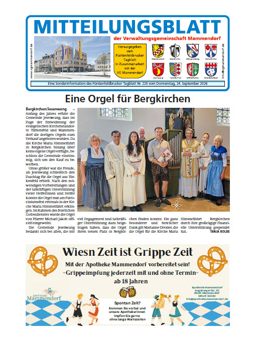 Mitteilungsblatt September 2026